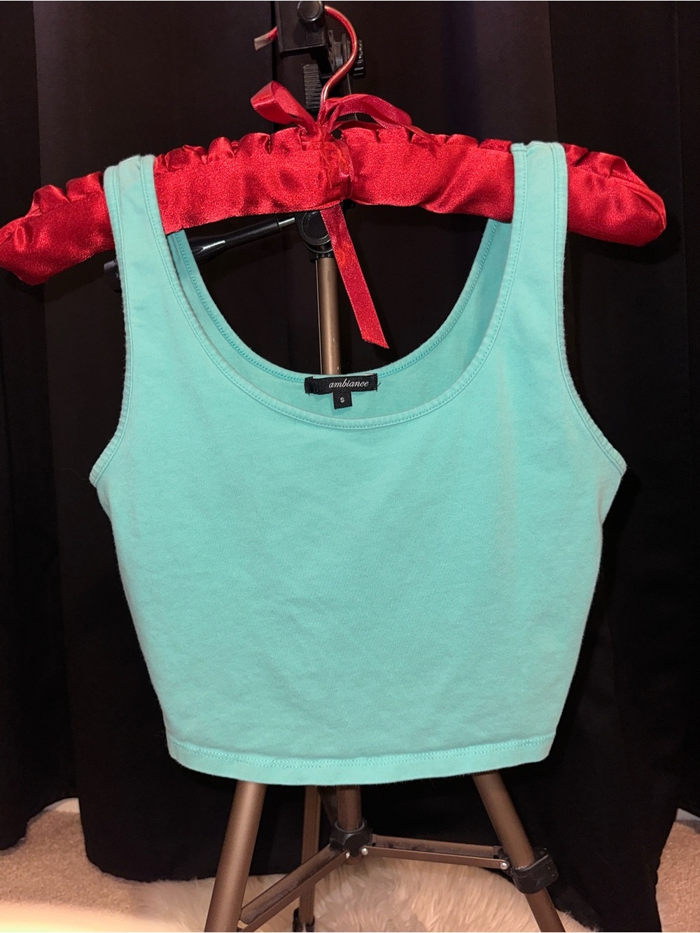 Ambiance Mint Green Cropped Tank